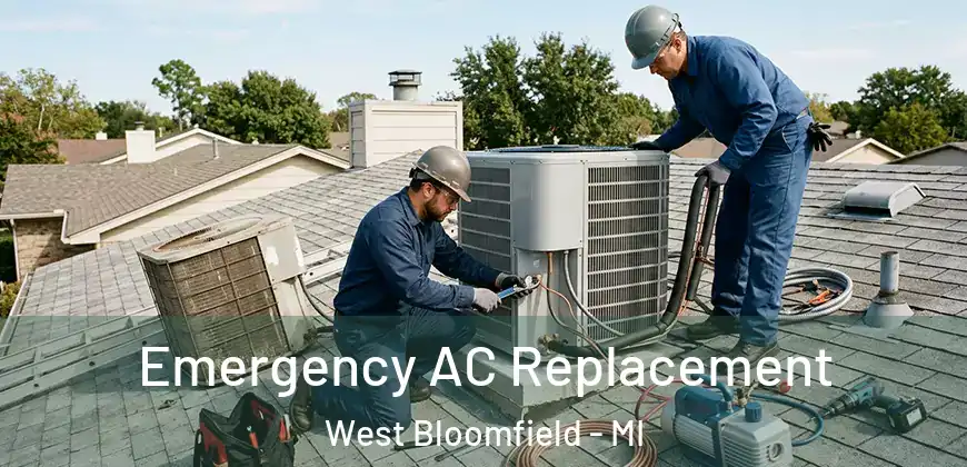 Emergency AC Replacement West Bloomfield - MI
